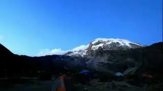 Sunset at Baranco Camp, Kilimanjaro