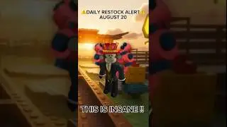 INSANE TODAYS RESTOCK ALERT !! #roblox #growagarden #gaming