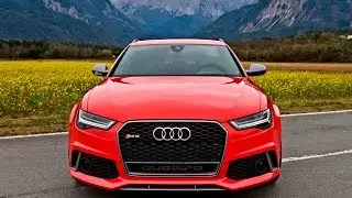 2017 Audi RS6 Performance 605hp - brutal soundcheck & launch!