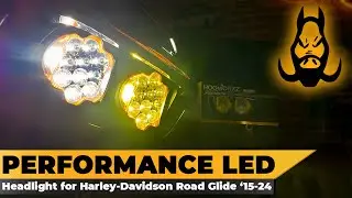HOGWORKZ&reg; Performance LED Headlight for Harley-Davidson&reg; Road Glide '15-'24