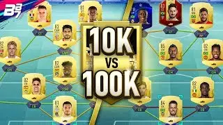 10K VS 100K SQUAD! | FIFA 19 EXPERIMENT