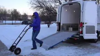 Ford Transit High Roof Refrigerated cargo van with Loading Ramp simple Keg delivery and transport