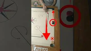 Carrom//Double Coins Rebound Shots #carrom #carromchallenge