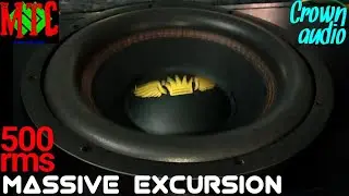 Crown audio subwoofer!! 500rms subwoofer !!crown audio!!