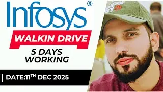Infosys Mapping Process Job | Mega Walk-In Drive | Date:11th Dec 2025 | 5 Days Working