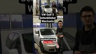 VW Golf 5 Seitenblinker wechseln - VitjaWolfTutorial