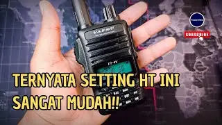 SANGAT MUDAH || SETTING HT YAESU FT-4V, INPUT DAN SIMPAN FREKUENSI SIMPLEX DAN DUPLEX