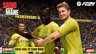 Sadio Mane Scores an unbelievable Goal | FC24 -  PS4