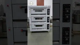 3 Deck 6 Tray 📥 Gas Oven 🔗 Alzain &trade; Brand ⚙️ Bakery Equipments #youtube #shorts #bakery #gas #oven