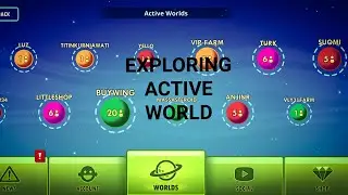 Explore a active world ( PIXEL WORLD )