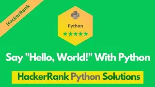 Python Hacker Rank Solution #python