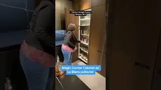 Maximize Kitchen Space With A Magic Corner Cabinet!