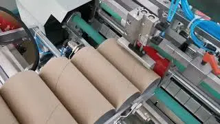Automatic Paper Tube Labeling Machine