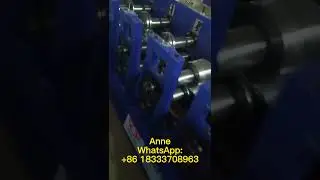 Metal U channel guide rail making machine