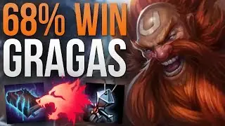 CHALLENGER 68% GRAGAS JUNGLE WIN RATE GAMEPLAY | CHALLENGER GRAGAS JG GAMEPLAY | Patch 8.24 S8