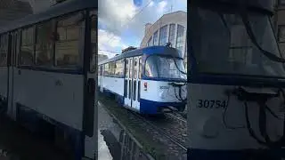Tatra T3 Tram in Centrāltirgus, Riga 🇱🇻