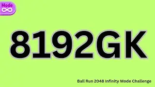 Ball Run 2048 Infinity Mode | NEW High Score 8192GK 💥 | Can You Beat This? #cutiepie22yt