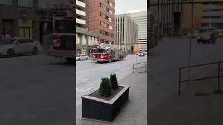 Как едут пожарки в Калгари #calgary #alberta #canada