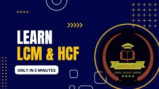 Finding LCM and HCF
