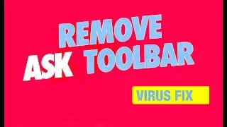 How to Remove Ask Tool bar - BEST
