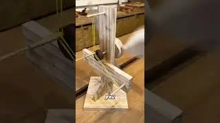 Wooden Fan Powered by Rubber Bands? Cool or What?