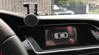 Audi A5 Optical parking system