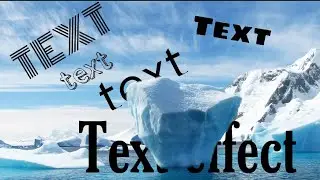 How to make font effect//AE