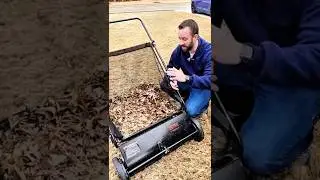 This Lawn Sweeper Is a Game Changer! 🍃 | VEVOR 26'' Push Sweeper Review