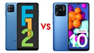 GALAXY F12 Vs REDMI 10 Smartphone Full Comparison ⚡