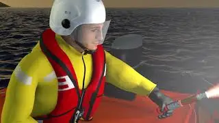 Comet Marine Training Animation - White Hand Flare