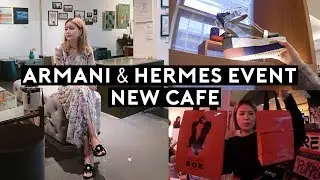 Giorgio Armani & Herm&egrave;s Event 😍 One of Our Favorite Cafes in Korea | DTV #105