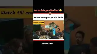 When Avengers visit in India #shorts #marvel #avengers