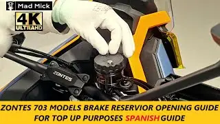 SPANISH GUIDE ZONTES 703 MODELS BRAKE RESERVIOR OPENING GUIDE