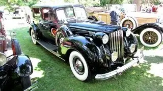 1939 Packard V12 Formal Sedan Exterior and Interior - 2012 Beaconsfield Classic Car Exposition VAQ