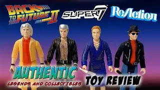 Back to the Future Part 2 ReAction Super7 action figures Toy Review