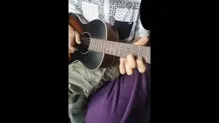 Imarhan-style rolling desert blues on acoustic parlor guitar