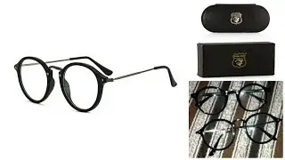 Amazon || Royal Son Round Spectacle Frame For Men Unboxing and Review || RS0016SF|47 ||