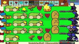 Cob Cannon + Wall-nut - PvZ Paint Pak - Survival Day #3 (Hard) - Plants vs Zombies Gameplay