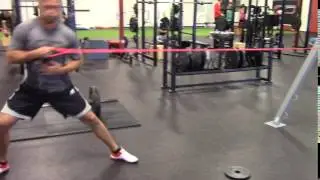 EricCressey.com: 1-arm J-Band Rotational Row with Weight Shift