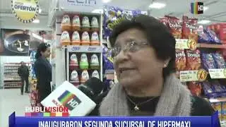 ''Hipermaxi'' inaugura sucursal en El Alto