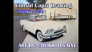 Consul Capri drawing @ConsulCapri1962