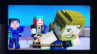 Playing Minecraft Story Mode Season 2 on my PS4 Slim in 2026