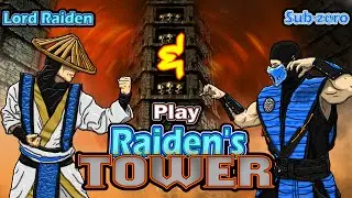 Raiden Plays - MORTAL KOMBAT X Tower (Gameplay W/ Sub-Zero) | MKX PARODY