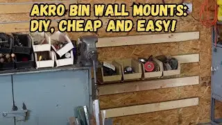 Akro Bin Wall Mounts On The Cheap!