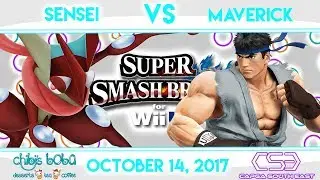 Capga's Smash 4 Tournament October 14, 2017 Sensei vs Maverick