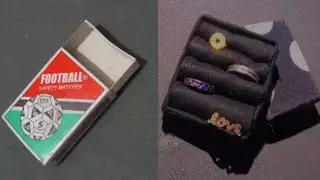 Beautiful ring organizer out of matchbox|Ring organizer 2023|How to make ring organizer