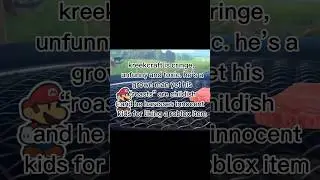 kreekcraft is cringe #kreekcraft #kreek #roblox #cringe #staymad