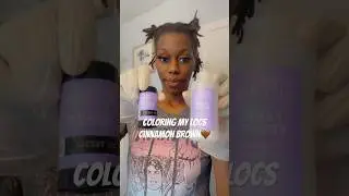 Watch Me Go From Dark Brown to Cinnamon Brown Locs😍🤎(No Bleach)