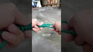 Cara menyambung tali tambang #knotshorts #esayknot #tutorial #tambang
