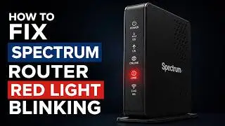 How to Fix Spectrum Router Red Light Blinking | Spectrum Router Blinking Red Light | Spectrum Red